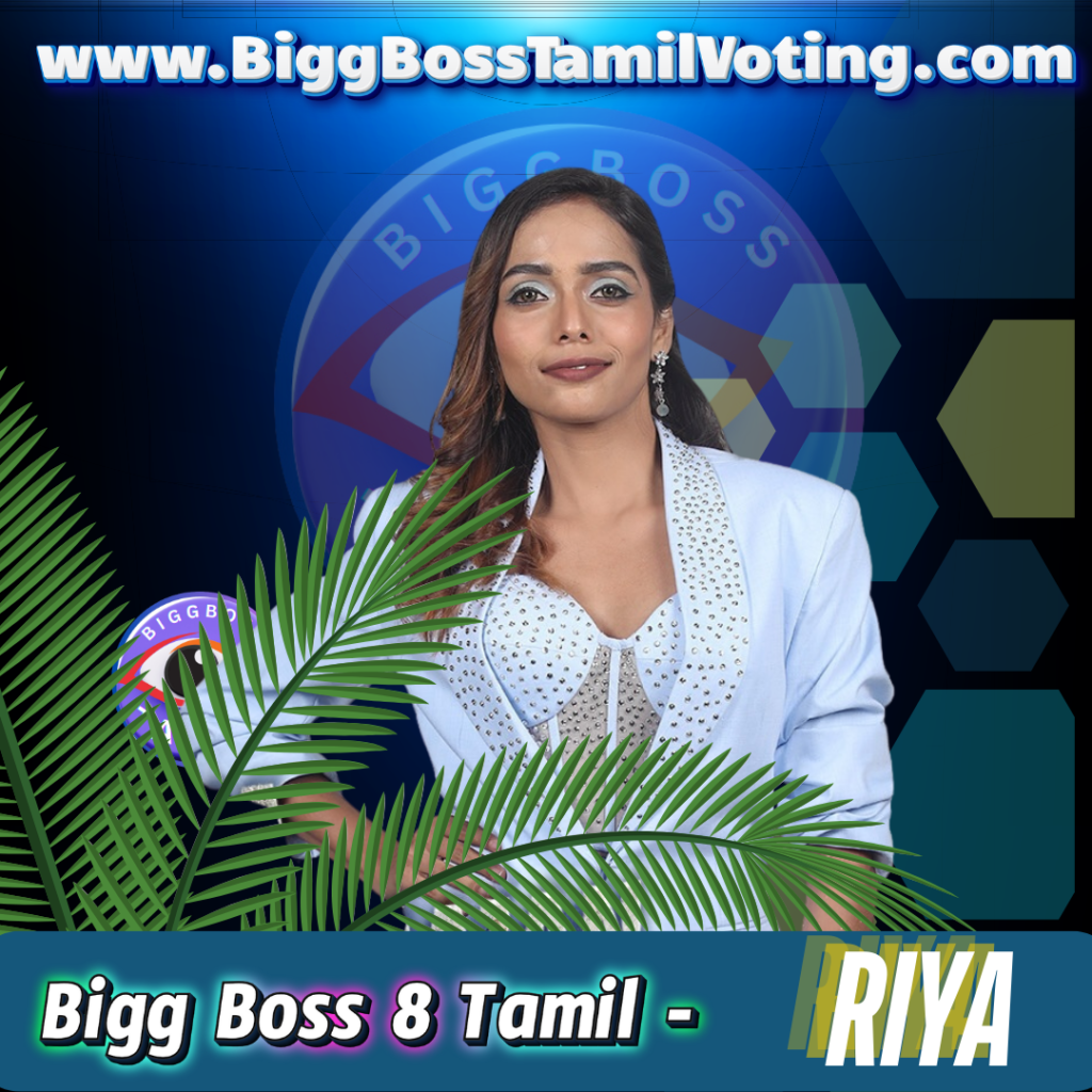 Bigg Boss 8 Tamil Contestant Riya