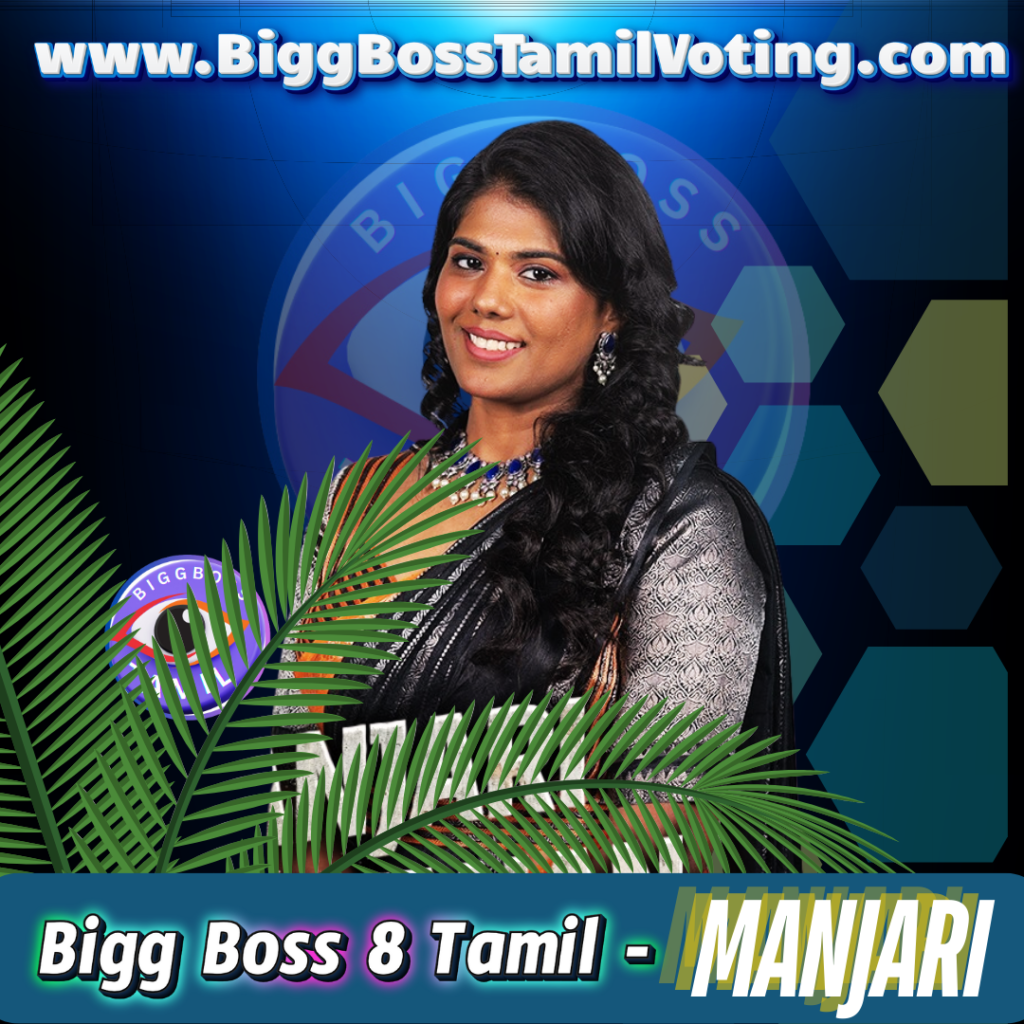 Bigg Boss 8 Tamil Contestant Manjari