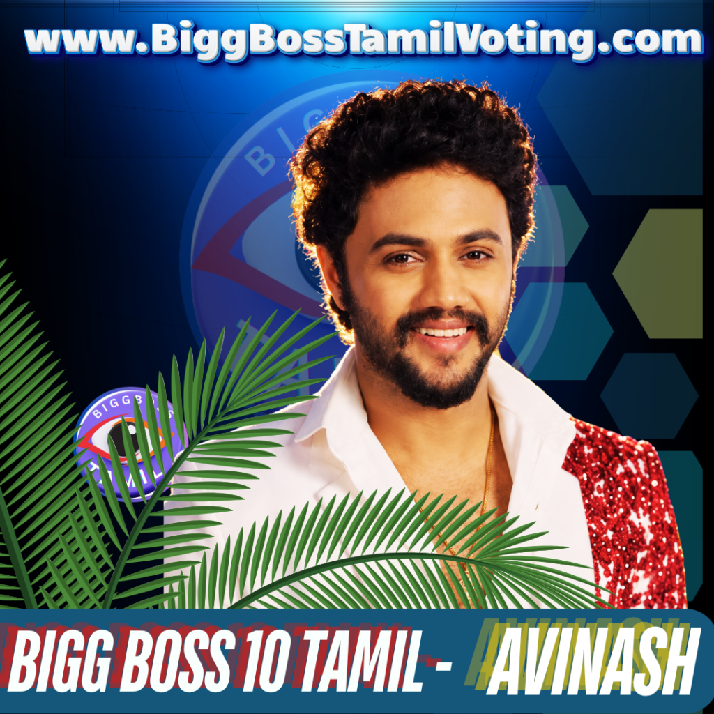 Bigg Boss 10 Tamil Avinash