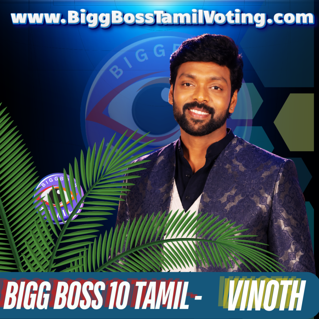 Bigg Boss 10 Tamil Vinoth