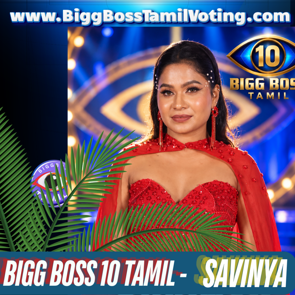 Bigg Boss 10 Tamil Savinya