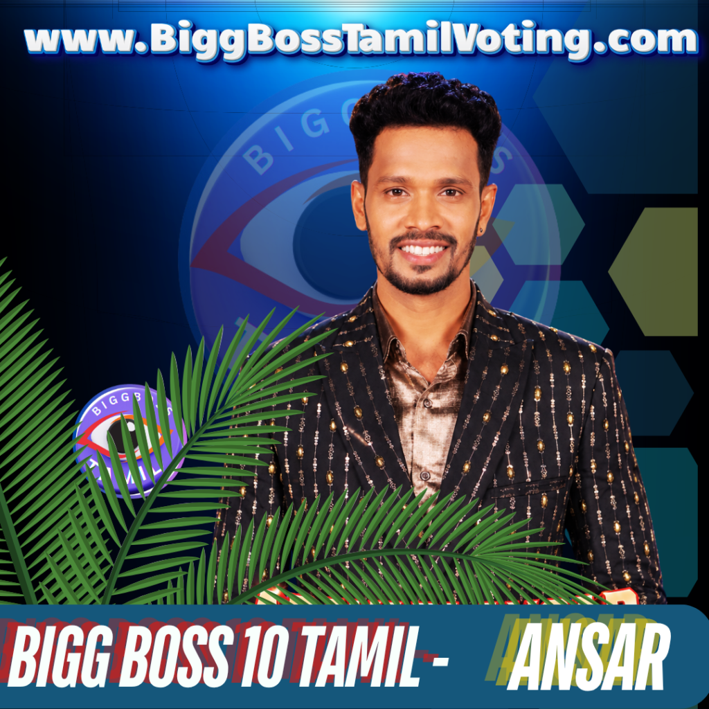 Bigg Boss 10 Tamil Ansar