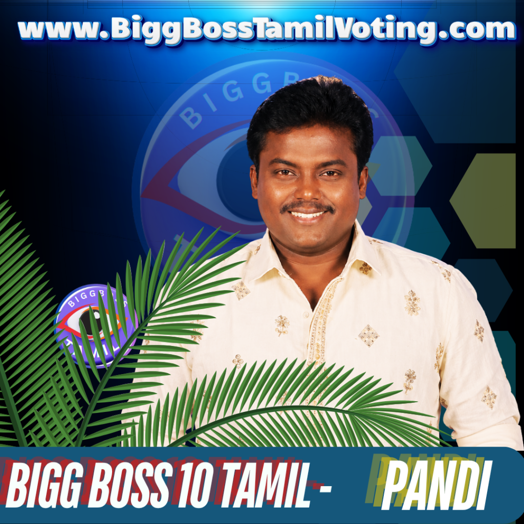 Bigg Boss 10 Tamil Black Pandi