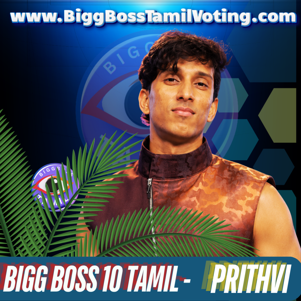 Bigg Boss 10 Tamil Prithvi